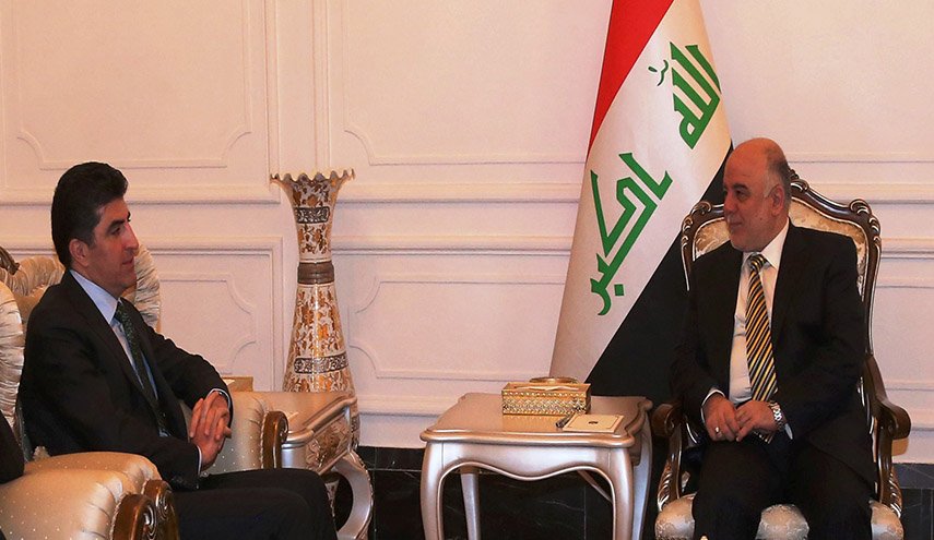 العبادي وبارزاني يبحثان تشكيل الحكومة
