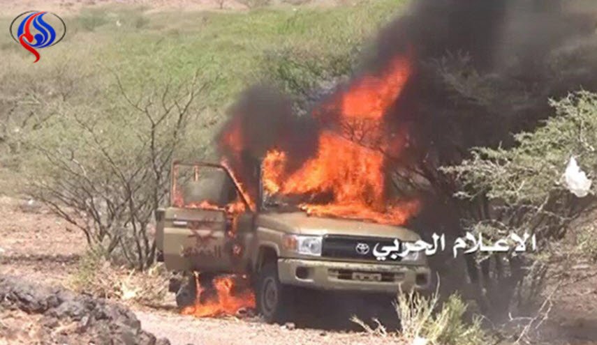 تدمير آلية عسكرية للمرتزقة بالساحل الغربي
