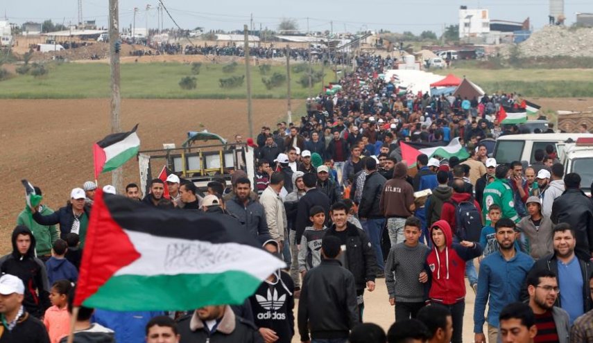 انطلاق مسيرات العودة في جمعة 