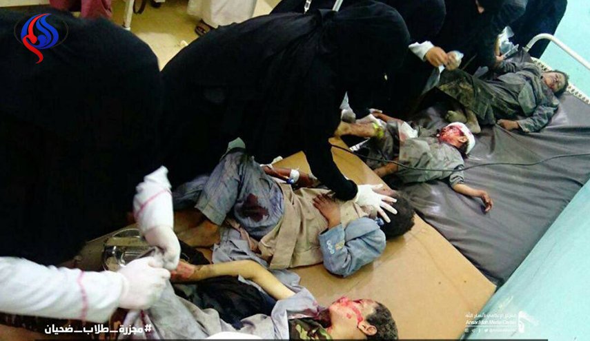 جريمة اغتيال أطفال اليمن وفلسطين هي ذات الجريمه والقاتل واحد
