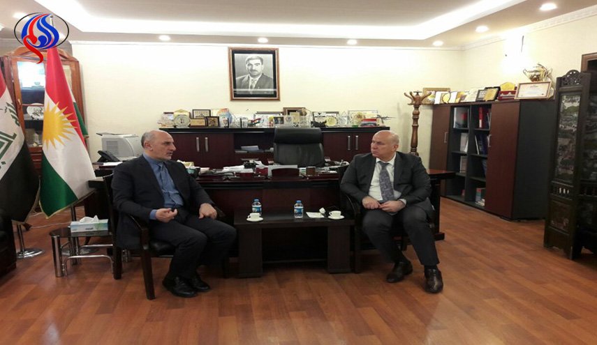 ایران تبحث زیادة حجم التبادل التجاری الحدودی مع كردستان العراق