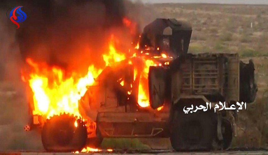 تدمير آليات للعدوان في اليمن وغارات سعودية على صيادي الحديدة