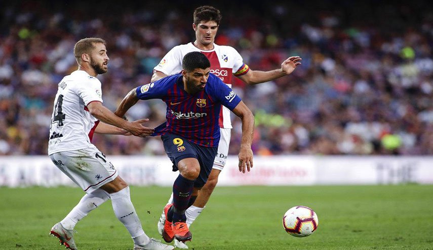 برشلونة يمطر شباك هويسكا بثمانية اهداف في الليغا