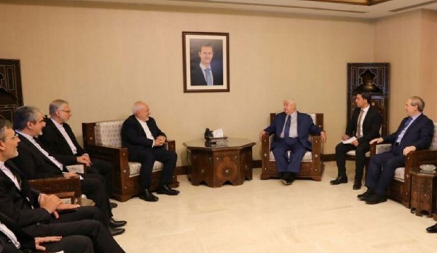 طلب سوريا من ايران خلال لقاء جمع ظريف بالمعلم