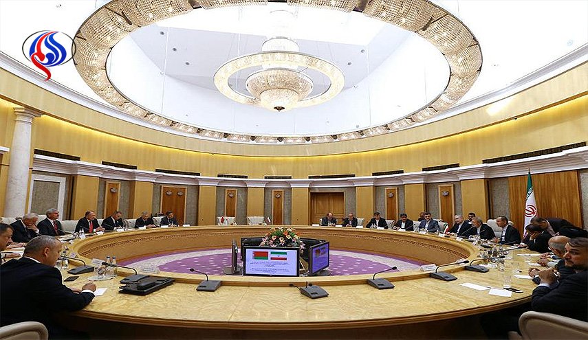 لاريجاني يؤكد علي تطوير التعاون بين ايران وبيلاروسيا