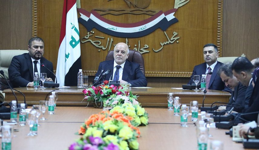 العبادي من البصرة يرفض الاعتداءات على البعثات الدبلوماسية في العراق