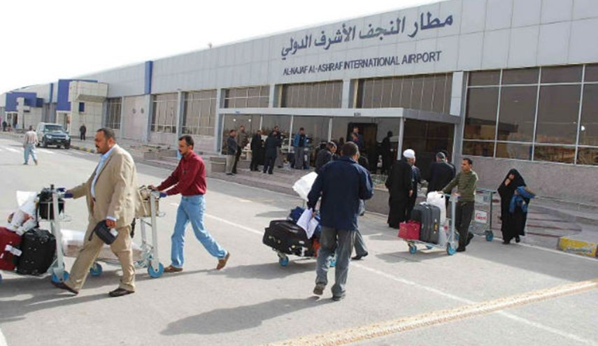 بالصور.. ضبط تحفة فضية كبيرة و33 ألف دولار في مطار النجف