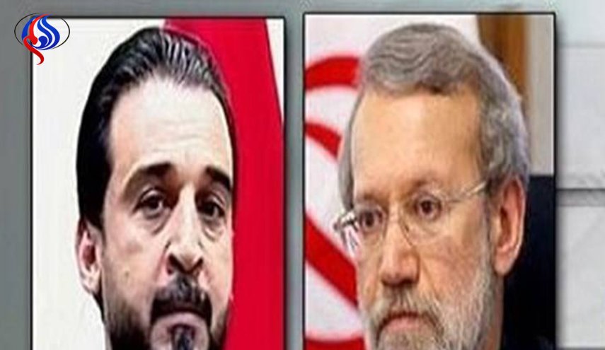 لاريجاني يهنئ الحلبوسي ويتمنى للعراق اكمال المسيرة السياسية