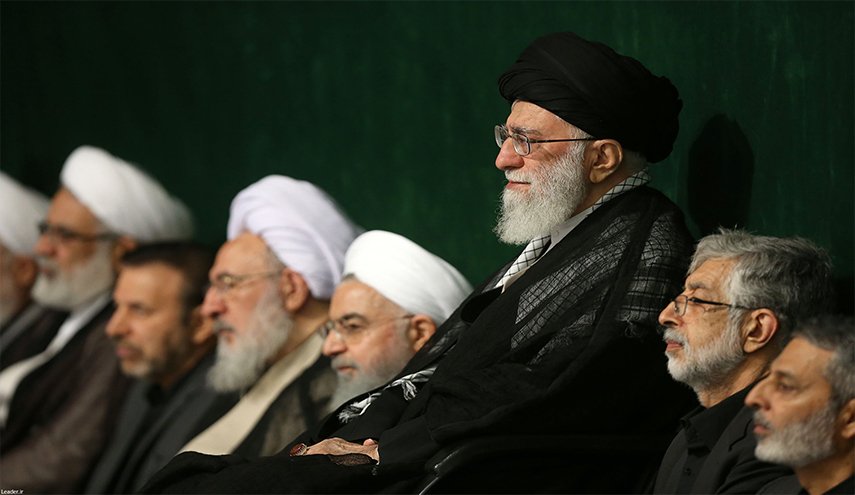 بالصور.. اقامة مراسم عزاء ليلة التاسوعاء الحسيني (ع) بحضور سماحة قائد الثورة