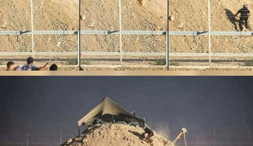 هكذا اقتحم متظاهر ثكنة عسكرية 