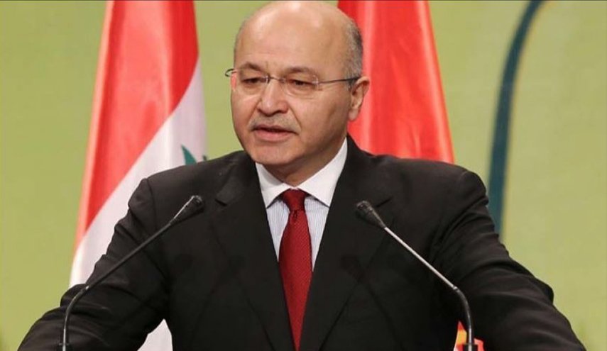 ما هو اول تعليق لصالح بعد فوزه برئاسة جمهورية العراق؟
