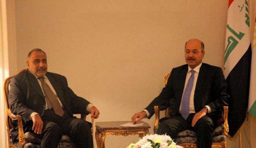 برهم صالح يكلف عبد المهدي بتشكيل الحكومة العراقية