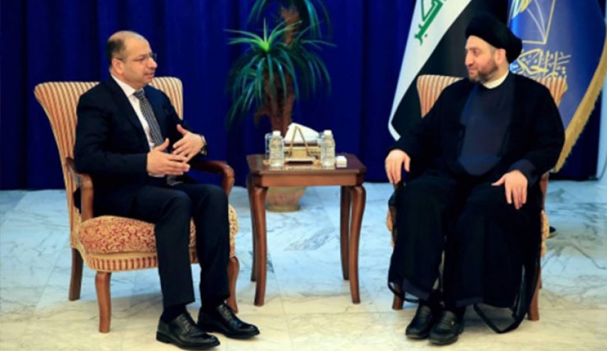 عمار الحكيم والجبوري يبحثان تشكيل الحكومة ودعم عبد المهدي
