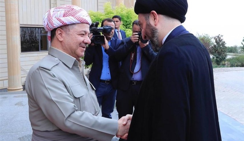 دیدار حکیم و بارزانی در اربیل/ تاکید صالح بر ضرورت تشکیل دولتی قوی
