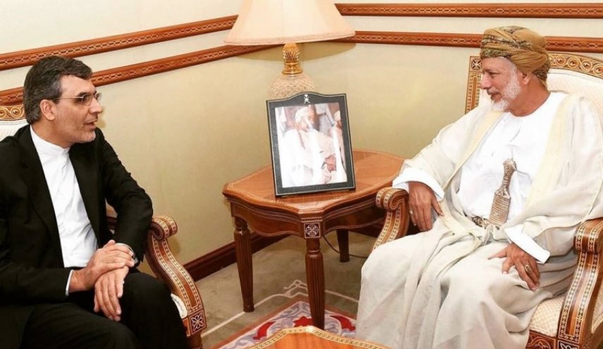 جابري انصاري يلتقي بن علوي في مسقط