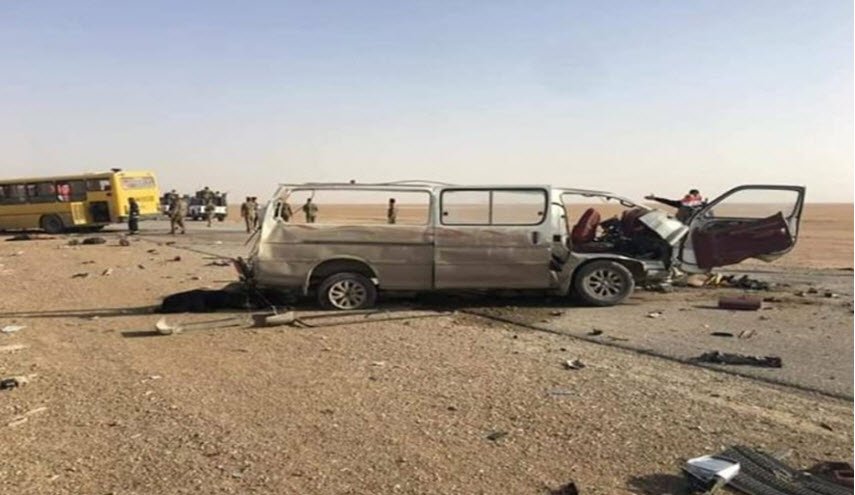 اصابة زوارا ايرانيين في حادث سير بشرق العراق 