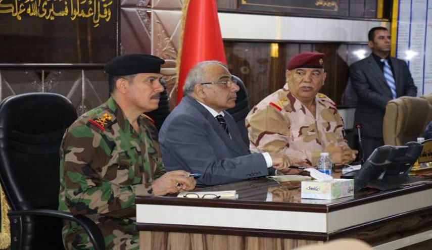 هذا ما اكده عبد المهدي خلال زيارته قيادة عمليات بغداد 