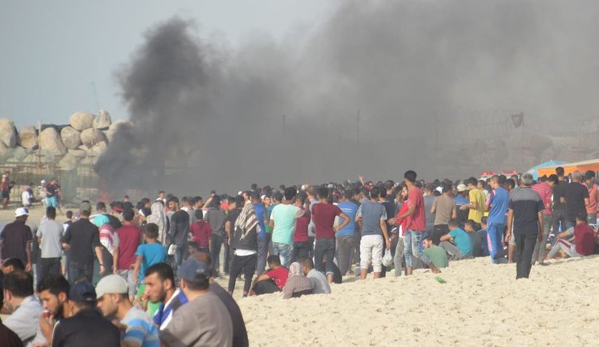 عشرات الإصابات بقمع الاحتلال الحراك البحري الخامس عشر 