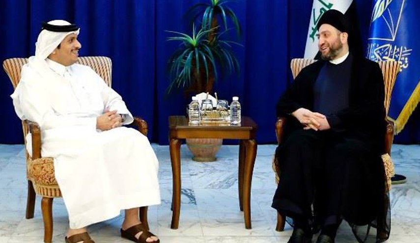 عمار الحكيم يدعو قطر للتعاون والتكامل الإقليمي

