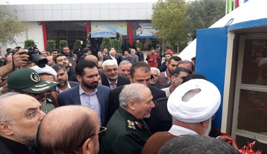 افتتاح معرض الانجازات النووية و الصاروخية في قزوين