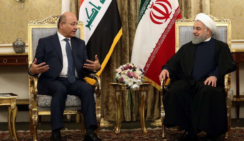 برهم صالح في طهران: جئت برسالة صريحة مفادها؟