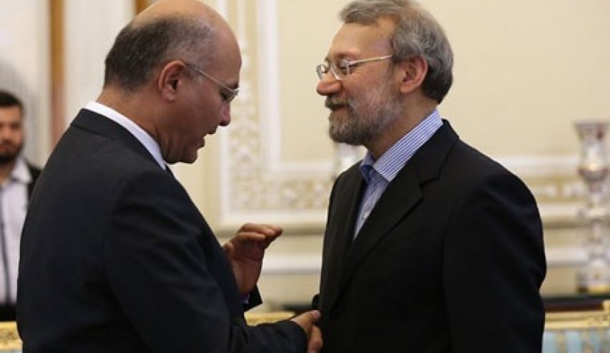 لاريجاني: الحاقدون فشلوا في هزيمة العراق الجديد