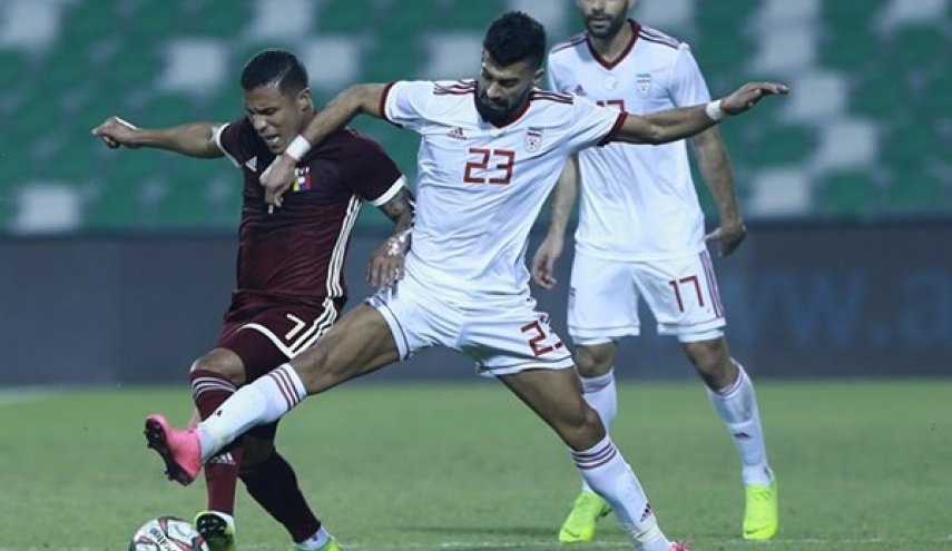 تعادل ايران وفنزويلا 1-1 في مباراة ودية