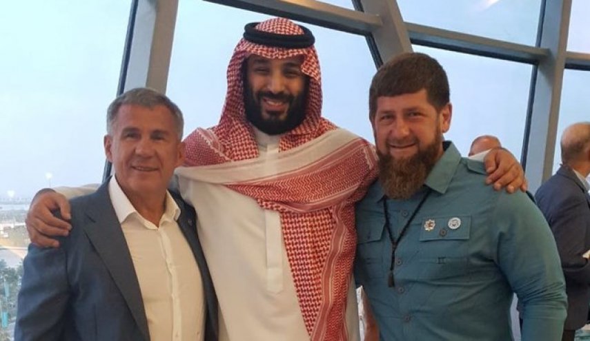 دیدار ولی‌عهد سعودی با روسای‌جمهوری چچن و تاتارستان در دبی