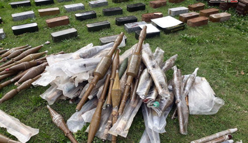 شاهد: العثور على أسلحة غربية من مخلفات الإرهابيين بسوريا