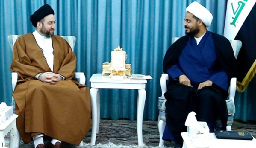 الحكيم والشيخ الخزعلي يشددان على مأسسة التحالفين الإصلاح والبناء
