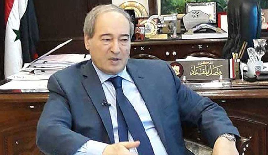 فيصل المقداد: الازدهار والتقدم لا يمكن أن يمر عبر العلاقات مع 