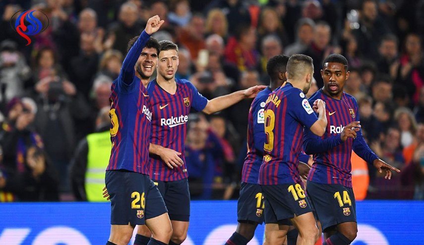 برشلونة يستغل تعثر اشبيلية وينتزع الصدارة