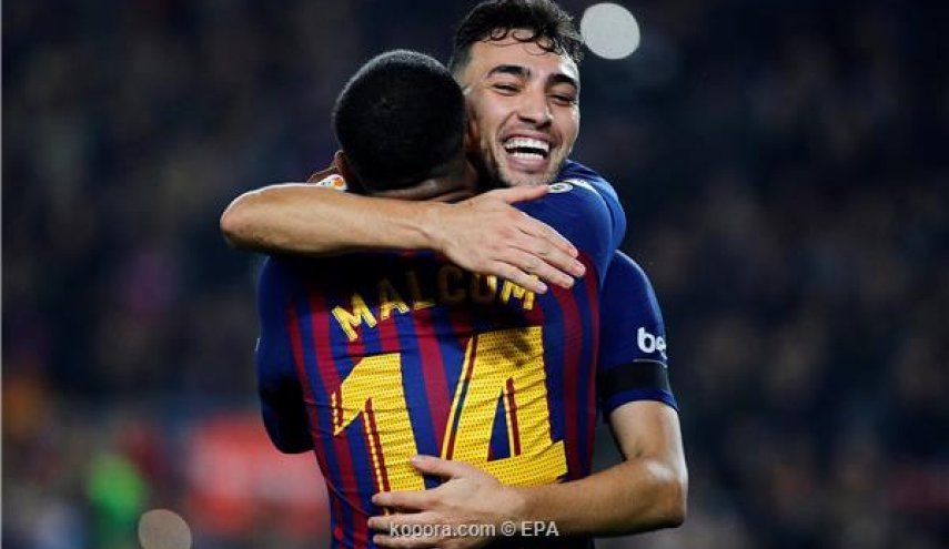 بالصور: برشلونة يتأهل لثمن نهائي الكأس في غياب نجومه