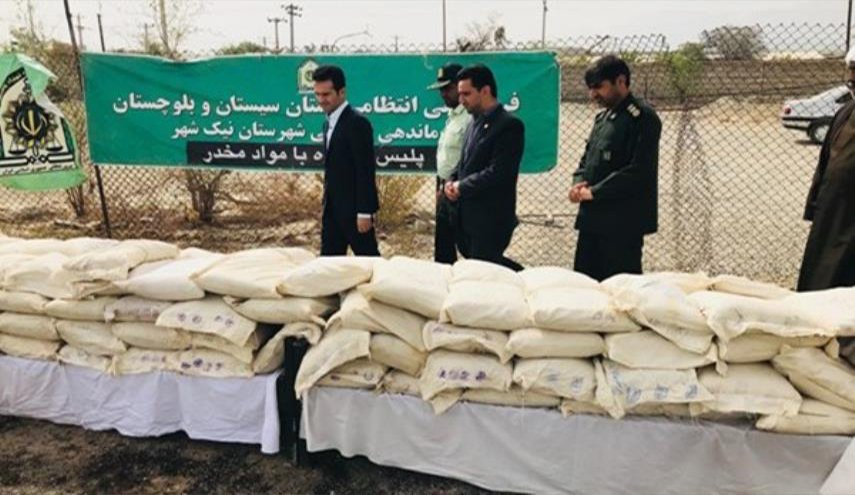 ضبط اكثر من 13 طنا من المخدرات في ايران خلال الاسبوع الماضي