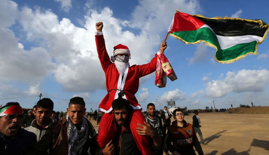 جرحى وحالات اختناق حصيلة عدوان الصهاينة على الحراك البحري الـ 21