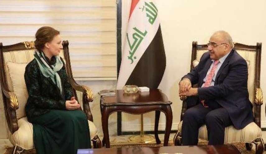 عبد المهدي لمبعوث بوتين: يجب عدم التساهل مع الارهاب