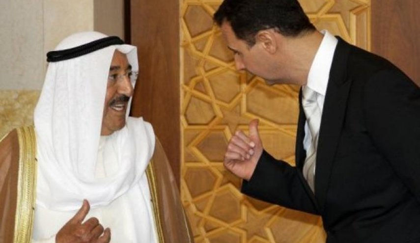 شاهد بالصور..الرئيس الأسد وأمير الكويت وسط دمشق!