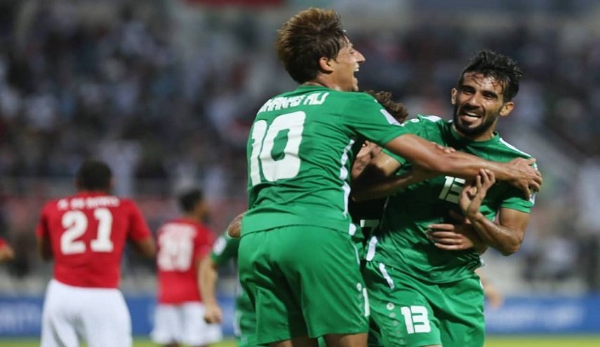 ثلاثية في شباك اليمن تقود اسود الرافدين لثمن نهائي
