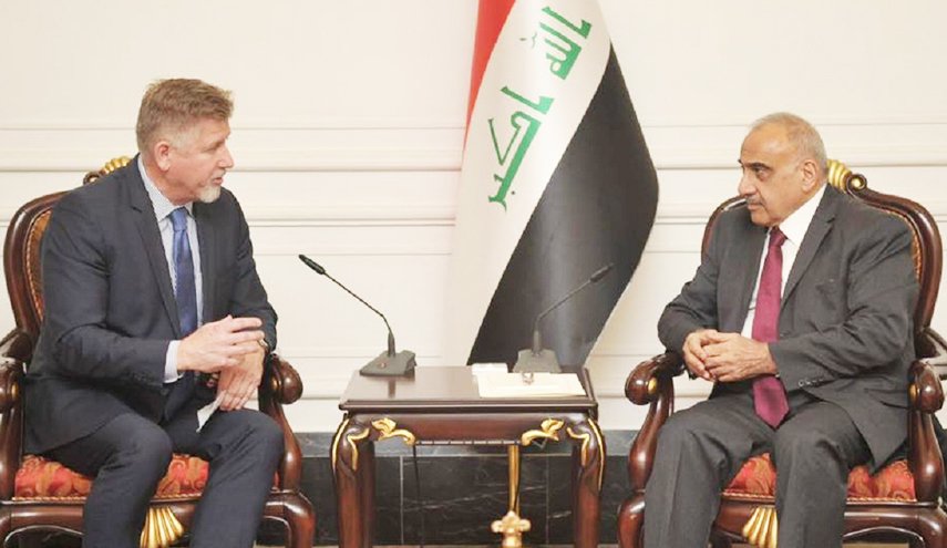عبد المهدي يبحث مع الناتو تقديم المساعدة للقوات العراقية