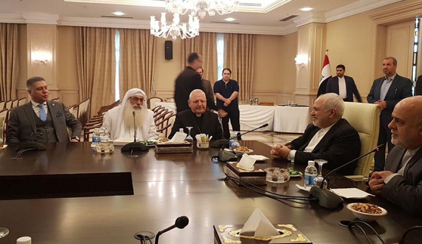 صور... ظريف يلتقي الاقليات الدينية في العراق