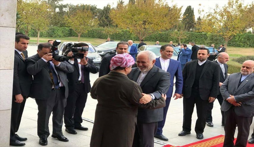 ظريف من کردستان العراق جدد بأعلی صوته فشل الحظر الامريکي القاسي