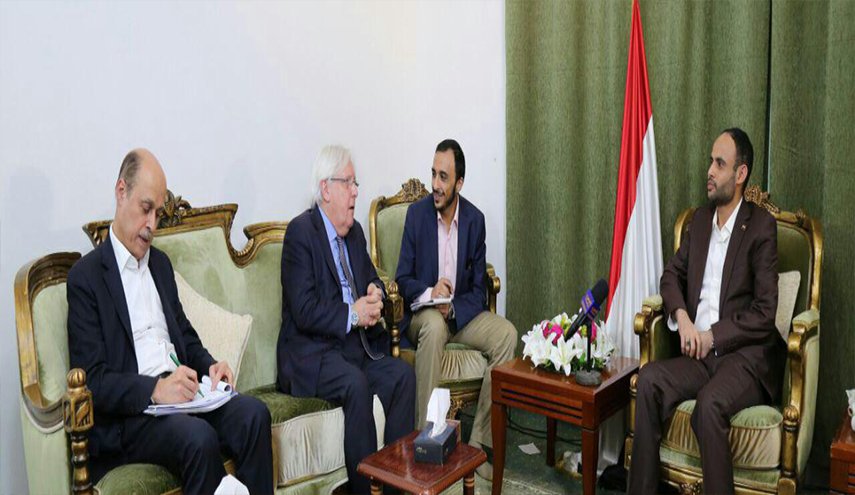 المشاط يؤكد لغريفيث التمسك بمخرجات السويد وخيار السلام