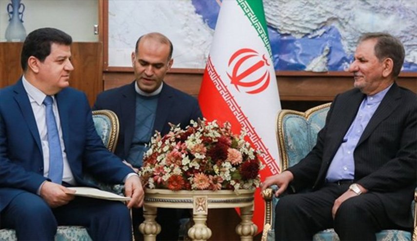 جهانغيري: ايران تقف الى جانب سوريا في اعادة الاعمار