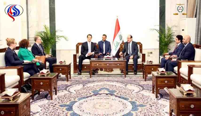 نوري المالكي يبحث مع وفد امريكي تواجد القوات الامريكية