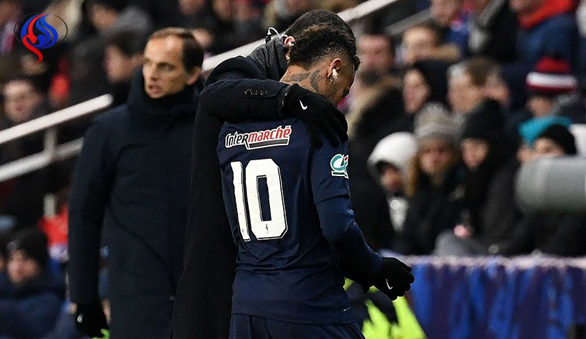 نيمار يغيب عن مباراتي دوري الأبطال ضد يونايتد