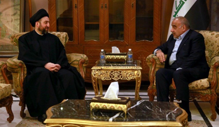الحكيم وعبد المهدي يبحثان إستكمال الكابينة ومكافحة الفساد