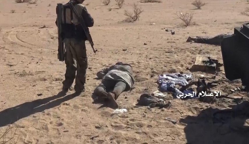 قتلى وجرحى من المرتزقة وإعطاب رشاش بالجوف