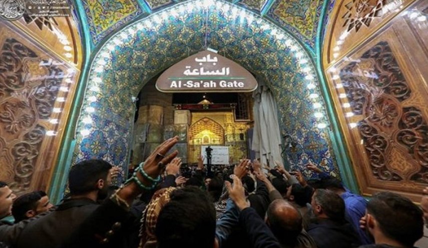 شاهد: المرقد العلوي المطهر يكتظ بجموع الزائرين المعزين