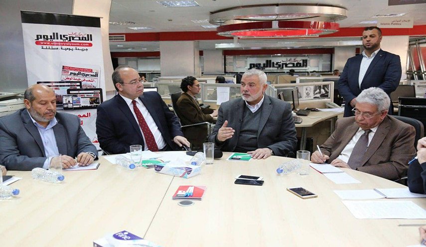 هنية: نحرص على تكثيف التنسيق مع الأشقاء المصريين
