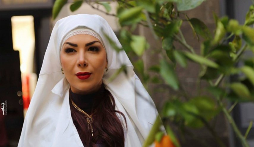 اندلاع حريق ضخم ببناية منزل عبير شمس الدين في دمشق